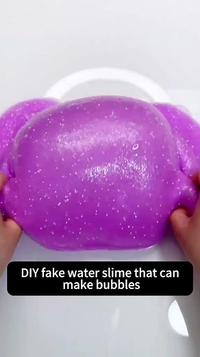 No Glue, No Activator Slime That Still Works — DIY Foam Bead Water Slime