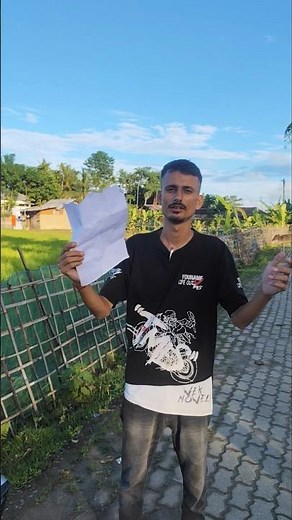 Can you fold this paper 9 times ?❓😱 #shorts #minivlog #challenge