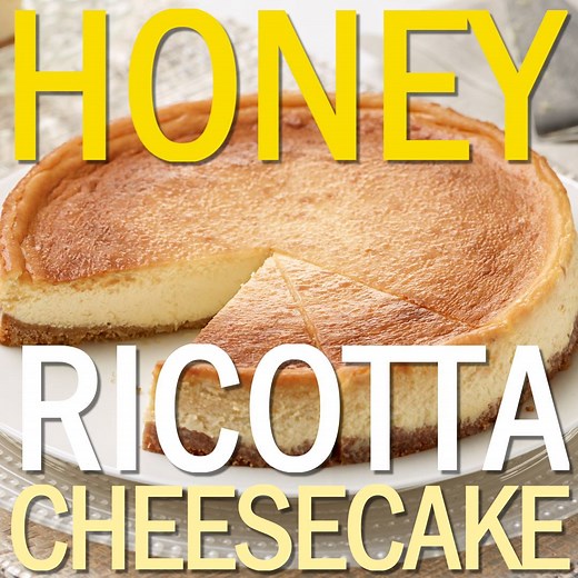 836K views · 17K reactions | Honey Ricotta Cheesecake, via Giada De...