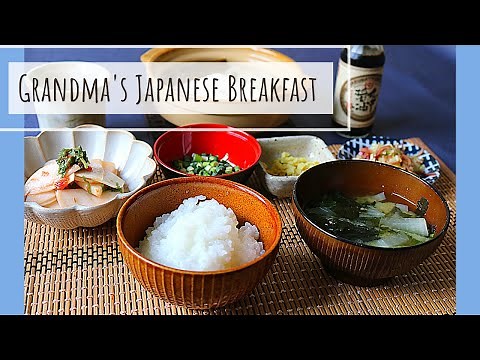 JAPANESE BREAKFAST Traditional Recipe/ Eating Healthy/ Great grandma's (125years) Japanese food
