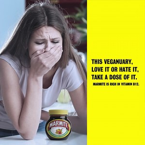 7.4K views · 169 reactions | Whether you love it or hate it, you might just need it. One 8g serving of Marmite provides 76% of your recommended daily intake of Vitamin B12. How will you take your dose? #Marmite #Veganuary | Marmite | Facebook