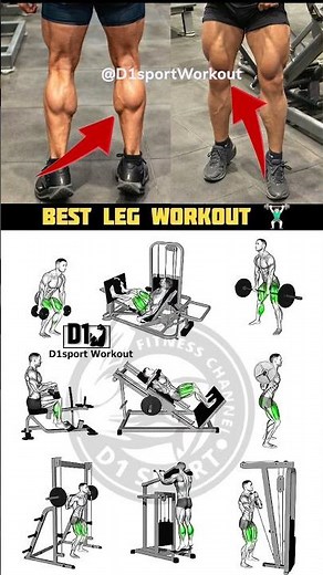 ✅Build Bigger Legs at the Gym | Best Leg Workout Diagram