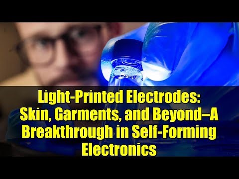 Light-Printed Electrodes: Skin, Garments, and Beyond—A Breakthrough in Self-Forming Electronics