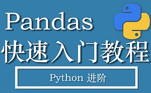 Pandas快速入门教程 数据分析库 Python进阶