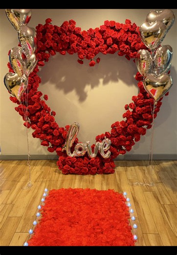 Create an Unforgettable Girlfriend Proposal with Heart Arch