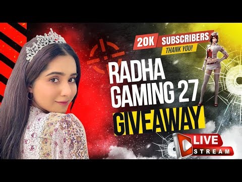 FREE FIRE GIRL LIVE 😍 GUILD TEST || REDEEM CODE GIVEAWAY || DAY 1674 #radhagaming27 #freefirelive