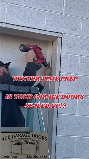 Garage Door Weather Stripping installation