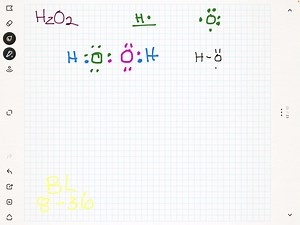 (a) Construct a Lewis structure for hydrogen peroxide, H2 O2, in which each atom achieves an octet of electrons. (b) Do you expect the O-O bond in H2 O2 to be longer or shorter than the O-O bond in O2 ? | Numerade