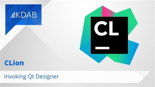 CLion + Qt Designer: Open .ui Files from Your C++ Code | KDAB