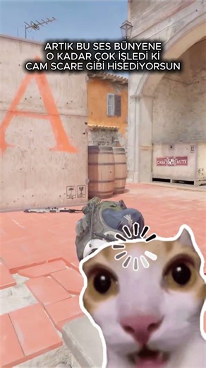 CS2 CAM SCARE #shorts #cs2 #counterstrike2 #faceit #keşfet