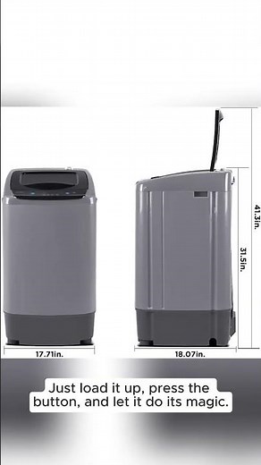 Overview of the Comfee Portable Washing Machine #aivideo #flikiai #dupdub