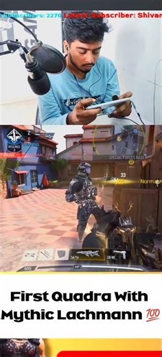 Got My First Quadra With Mythic Lachmann On Coastal Map 💯. #quadra #codm #mythic #lachmann556 #live