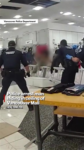 Employees at a Macy’s inside a Vancouver shopping mall called police on Sept. 30 after witnessing a man crawling above their heads, breaking ceiling tiles and damaging lights, wiring and other fixtures during his ducted pursuit, the Vancouver Police Department said on social media. Gabriel Hideo was reportedly booked into the Clark County Jail on first-degree charges of malicious mischief and burglary, in addition to an outstanding felony warrant. Learn more at the link in bio.