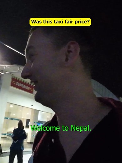 1st Taxi Ride In Kathamdu, Nepal (Fair price?) #travel #traveltok #kenabroad