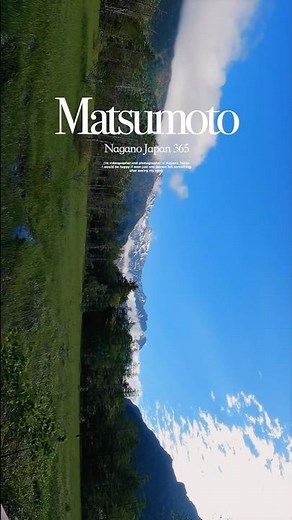 必ずまた行きたい大絶景、本当に水の綺麗さが段違い｜長野県松本市⛰️🏞️🚶#長野県 #松本市 #絶景スポット #観光スポット #日本の風景