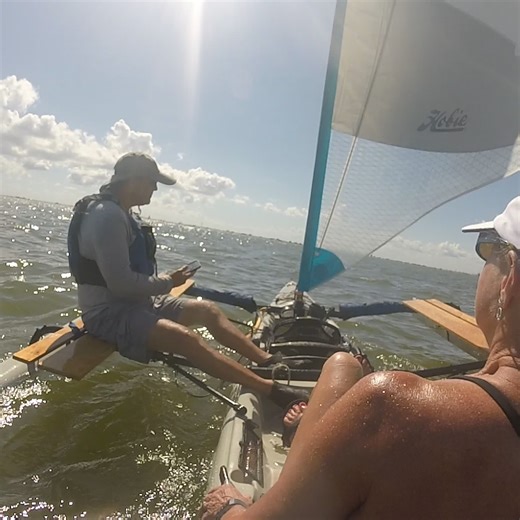 Summer sailing in the Hobie Tandem Island. 2019. | Chris Clodfelter