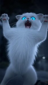 The cat fiercely defends her kittens, life and death.