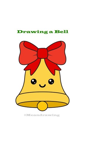 How to draw a Bell #simpledrawing #easydrawing #bells