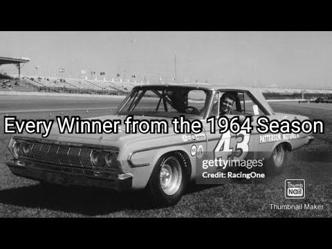 Every Winner from the 1964 NASCAR Season