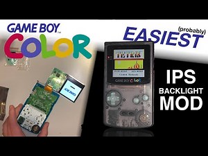Game Boy Color Q5 IPS screen installation