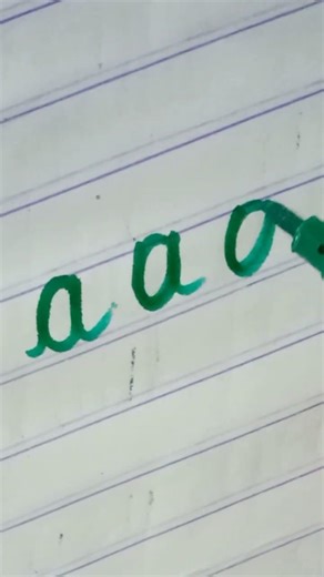 Howto Write “a” in Cursive | Easy Handwriting Practice ✍️ #shorts