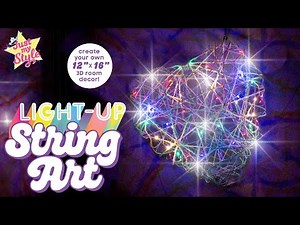 How to create the Just My Style Light Up String Art