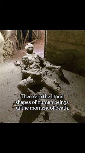 THE REAL POSTURE of People Burned in Pompeii 2,000 Years Ago #art #history