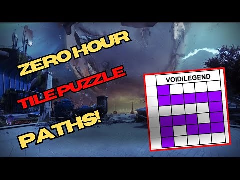 All Zero Hour Floor Puzzle Paths! Lava Floor Puzzle solved | Destiny 2 Zero Hour Fire Room Puzzle