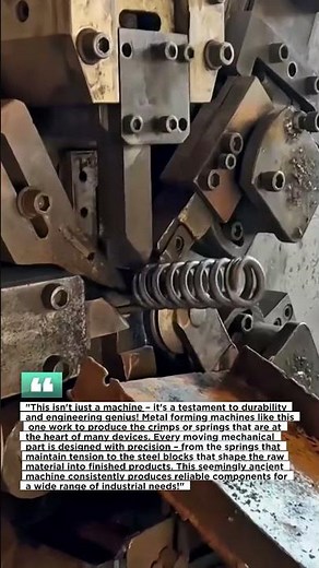 This is the process of making springs.