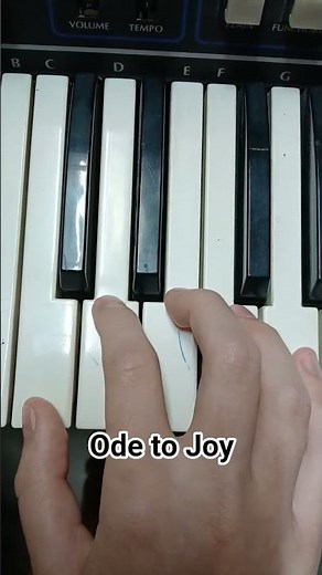 How to play Ode to Joy | Easy Piano Tutorial