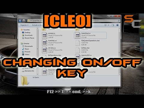 [Tutorial]Change On/Off Key of Cleo Mods/Hacks || SiRa CreationZ ||