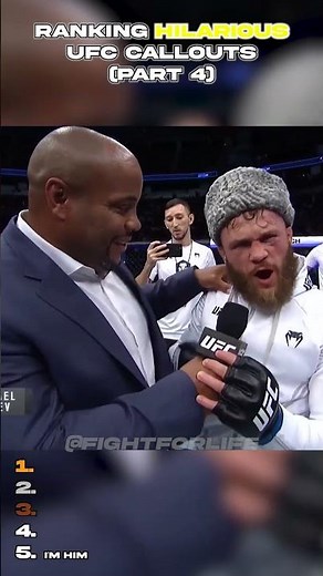 Ranking Hilarious UFC Callouts (Part 4) 🗣️
