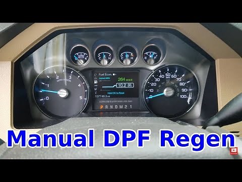 6.7 Ford Powerstroke Manual DPF Regen