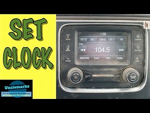 How to adjust Ram radio clock 2015 (EP 183)