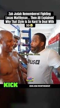 Zab Judah Remembered Fighting Matthysse… Then AB Explained Why That Style Is So Hard To Deal With