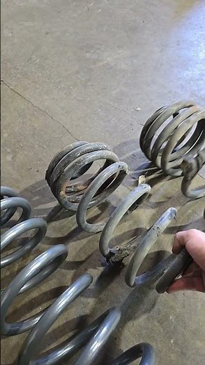 Heating coil springs to lower a SUV is ratchet.