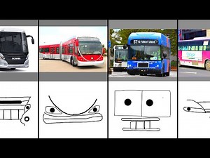 Comparison: Funny Buses Faces 😂