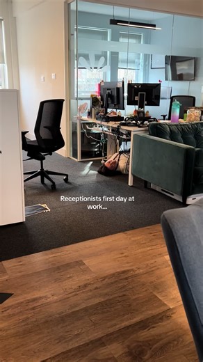 First Day of the New Receptionist: A Humorous Encounter