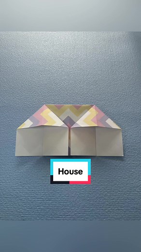 Replying to @changinghomelessness Easy origami house 🏠 #origami #tutorial #stopmotion #house #artemas @Origami