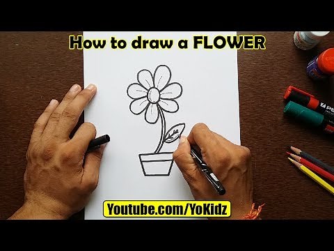 How to draw a FLOWER