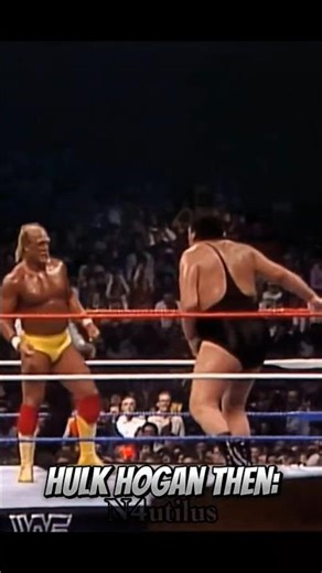 Hulk Hogan Then: vs Now: #hulkhogan#hulkamania#hulk#hogan#theimmortal#restinpeace#rip#wwf#wwe#wcw