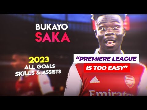Bukayo Saka Skills 🔴 2023 All Goals Skills & Assists ⚪ Arsenal Star ⭐ |4K|