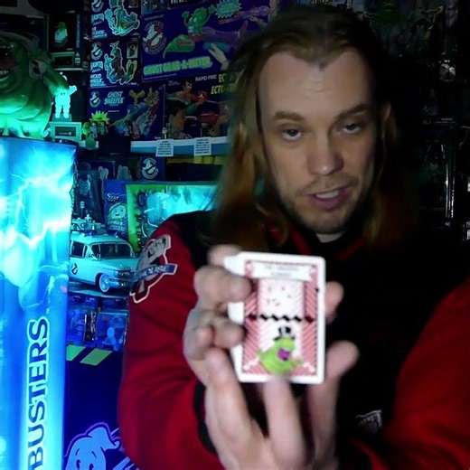 Ghostbusters Card-Toon Magic Trick with Slimer