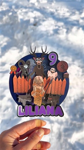 99 Nights in the Forest #birthday #cake topper #roblox #99nightintheforest #diy #tutorial #handmade