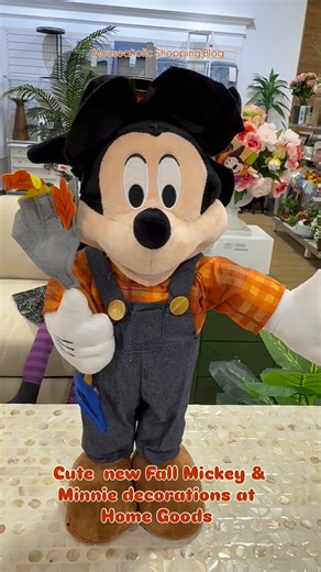 These are the cutest Mickey Mouse and Minnie mouse, standup decorations from HomeGoods🍂🍁 #mouseaholicshoppingblog #disneyblogger #disney #Disneymerch #disneylife #homegoodsfinds #fall #Thanksgiving #minniemouse #mickeymouse | Mouseaholic Shopping Blog