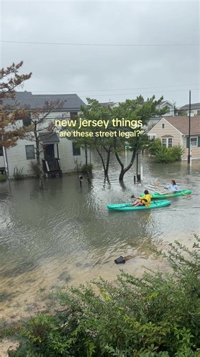 i love people 🛶😂 #beachhavennj #newjerseycheck #lbi #longbeachisland #coastalflooding