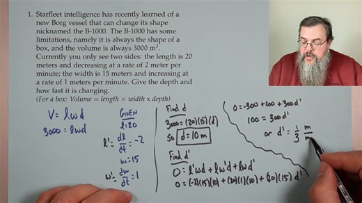 Week 7 review problems for Calculus 1 (Fall 2024)