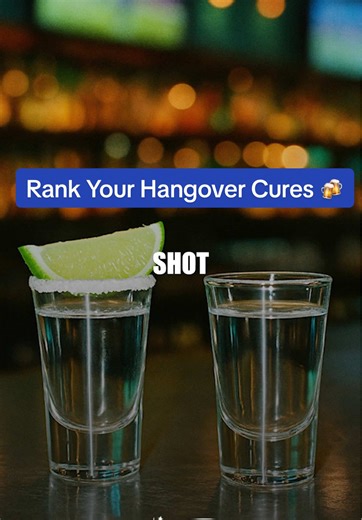 We’ll help you guys out with your hangover cures 😋🍻 Comment down below how you guys would rank yours from 1-5! #hangover #tiktokcomedy #podcast #michelada #shots