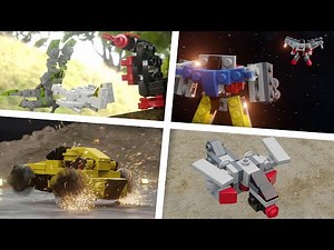 Brickmecha LEGO robot transformers animation compilation 31 #lego #moc #legomoc #レゴ #レゴロボ #レゴ変形ロボ