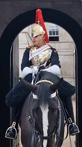 Kind-Hearted Guard Guides His Horse to a Brave Young Girl #GuardiansOfTradition #RespectTheGuard #RoyalHeritage #StrengthInSilence #HistoryInUniform #CourageAndDuty #HonoringThePast #ProudlyStanding #SymbolOfStability #UnityInTradition | King's Guard Parade